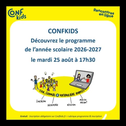 Présentation du programme de l'année scolaire 2026-2027